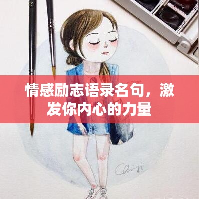 情感勵志語錄名句，激發(fā)你內(nèi)心的力量
