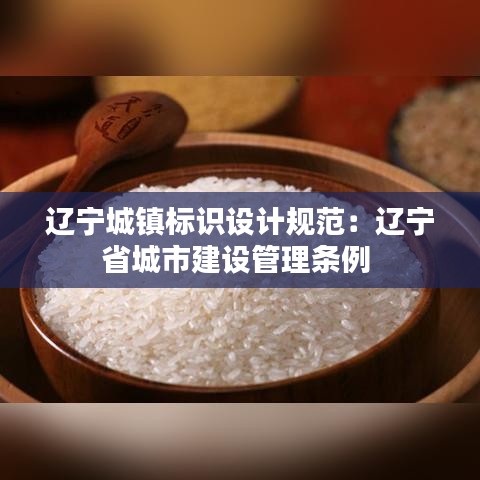 遼寧城鎮(zhèn)標(biāo)識設(shè)計規(guī)范：遼寧省城市建設(shè)管理條例 