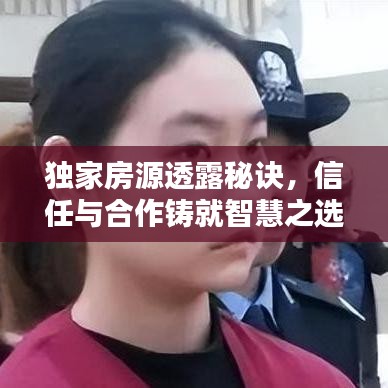 獨家房源透露秘訣，信任與合作鑄就智慧之選