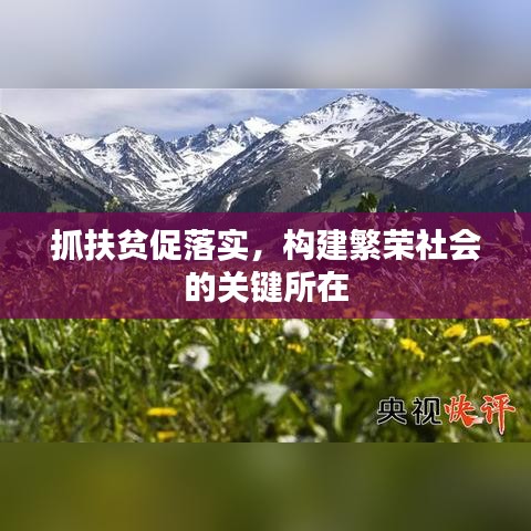 抓扶貧促落實，構(gòu)建繁榮社會的關(guān)鍵所在