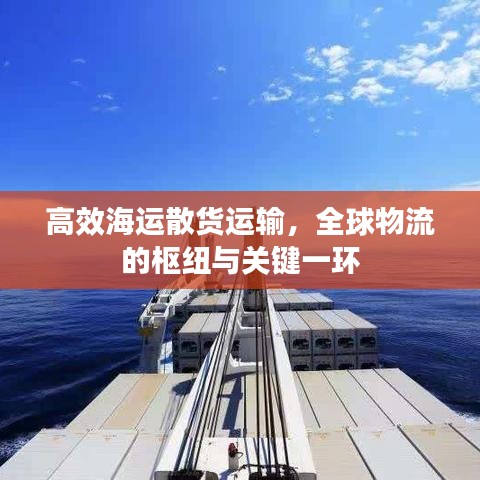 高效海運(yùn)散貨運(yùn)輸，全球物流的樞紐與關(guān)鍵一環(huán)