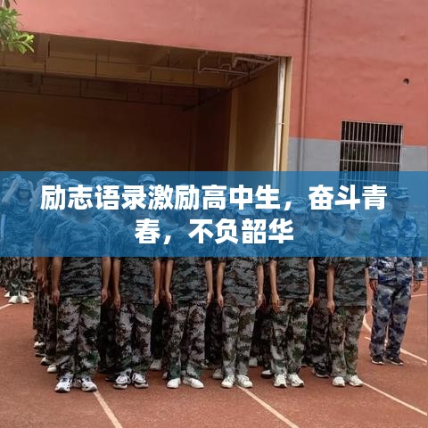 勵(lì)志語錄激勵(lì)高中生，奮斗青春，不負(fù)韶華
