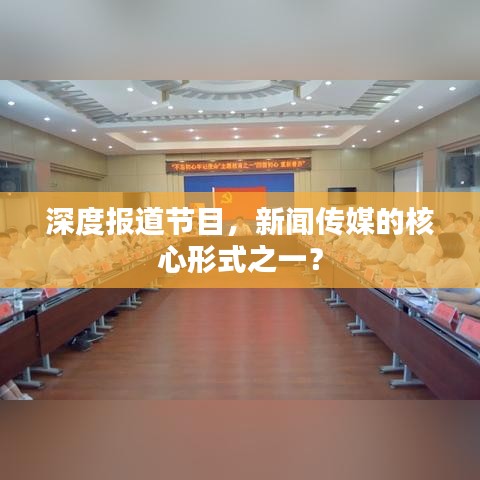 深度報(bào)道節(jié)目，新聞傳媒的核心形式之一？
