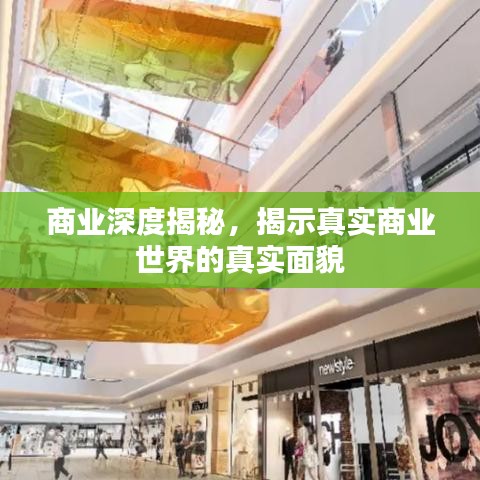 商業(yè)深度揭秘，揭示真實(shí)商業(yè)世界的真實(shí)面貌