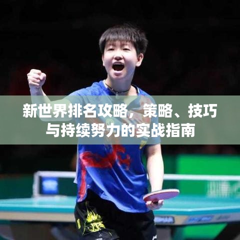 新世界排名攻略，策略、技巧與持續(xù)努力的實戰(zhàn)指南
