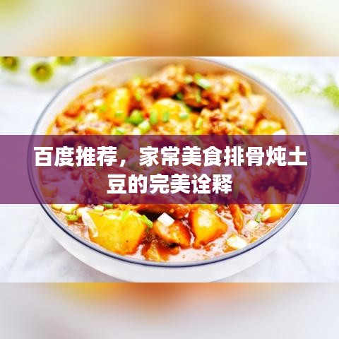 百度推薦，家常美食排骨燉土豆的完美詮釋