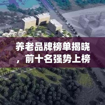 養(yǎng)老品牌榜單揭曉，前十名強勢上榜，不容錯過！