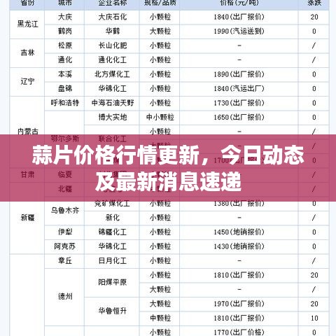 蒜片價(jià)格行情更新，今日動(dòng)態(tài)及最新消息速遞